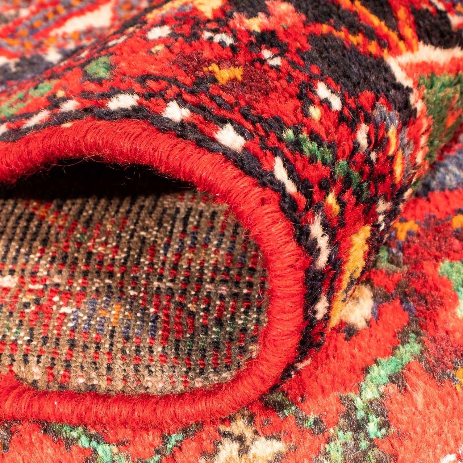 Alfombra persa - Nómada - 207 x 135 cm - rojo