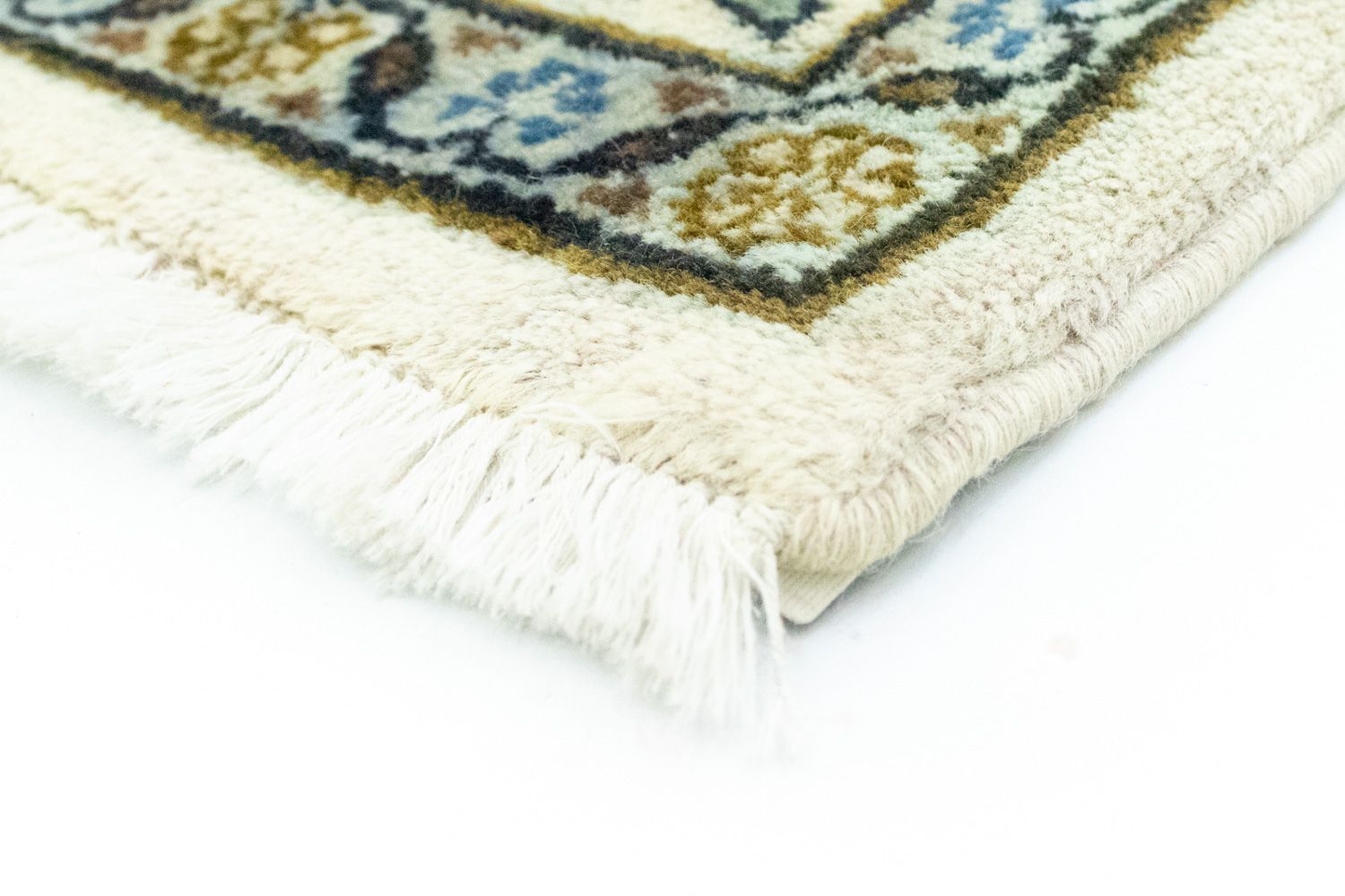 Alfombra persa - Keshan - 162 x 102 cm - beige