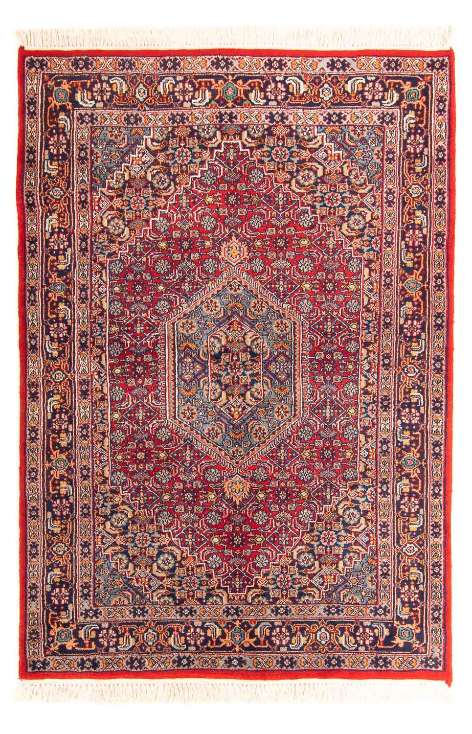 Alfombra oriental - Bidjar - Indus - 185 x 129 cm - rojo
