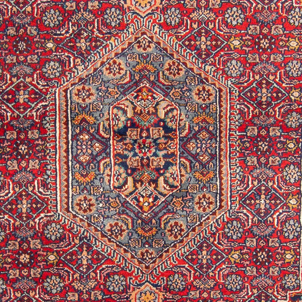 Alfombra oriental - Bidjar - Indus - 185 x 129 cm - rojo