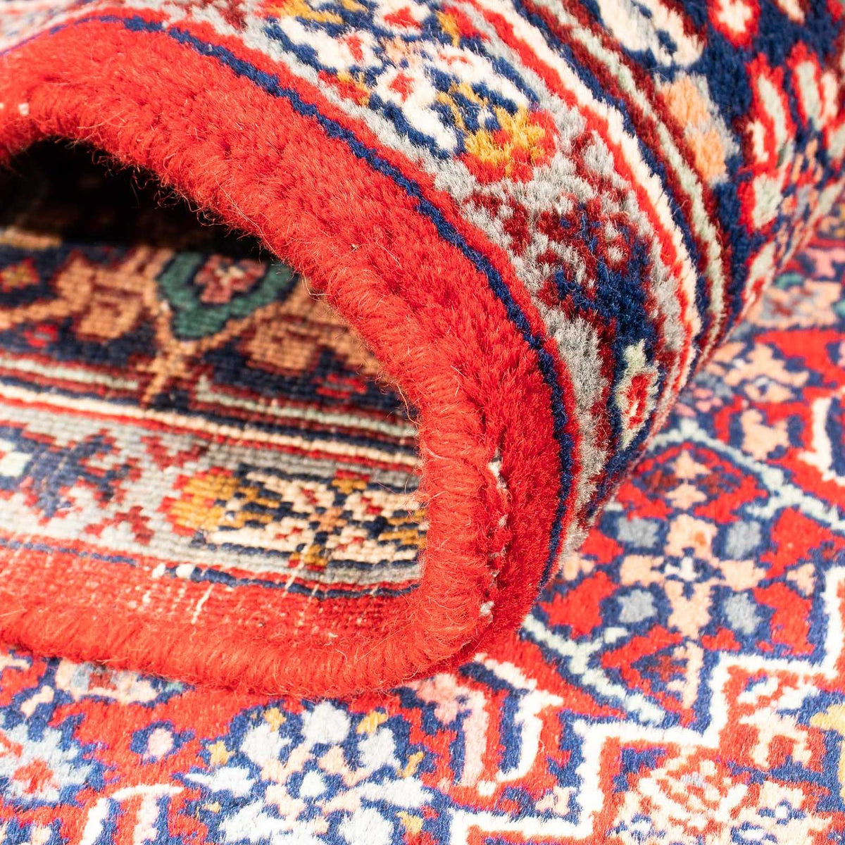 Alfombra oriental - Bidjar - Indus - 185 x 129 cm - rojo