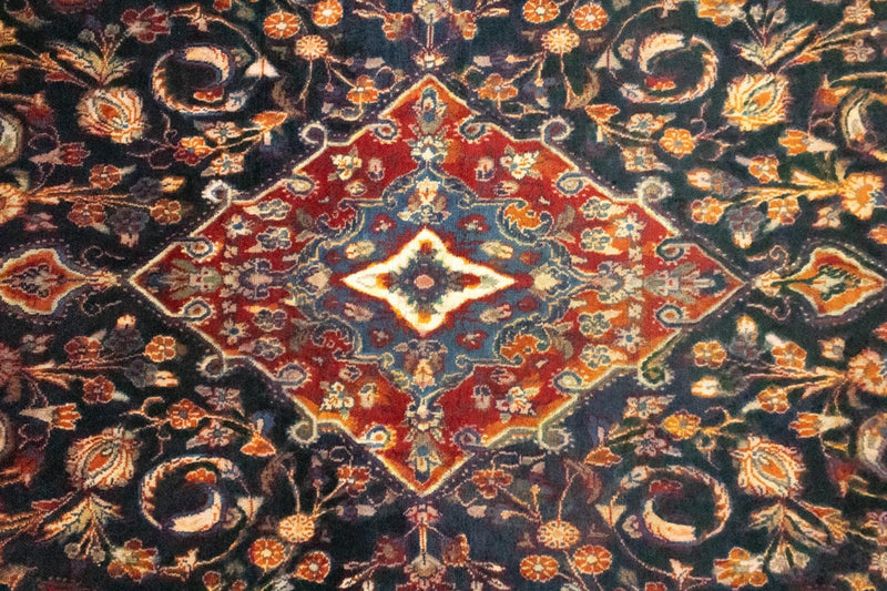 Alfombra de pasillo Alfombra persa - Nómada - 227 x 129 cm - azul