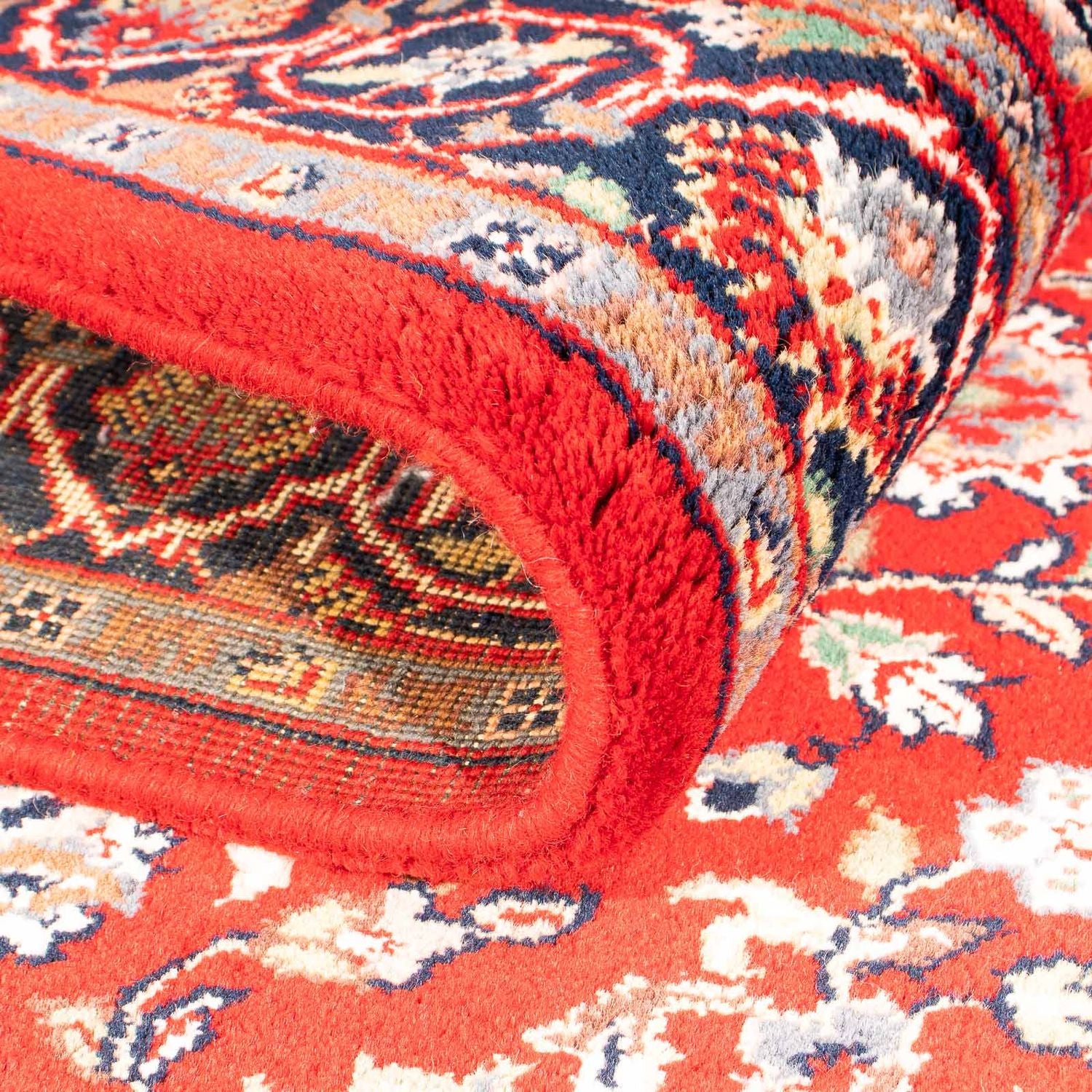 Alfombra oriental - Indus - 179 x 114 cm - rojo