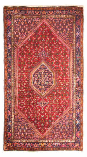Alfombra de pasillo Alfombra persa - Bidjar - 222 x 128 cm - rojo claro