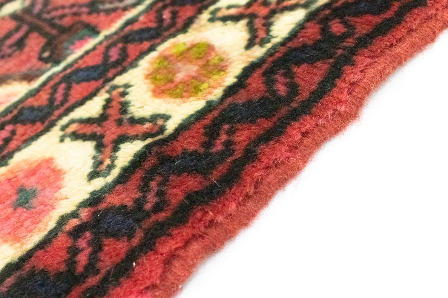 Alfombra persa - Nómada - 95 x 65 cm - rosa