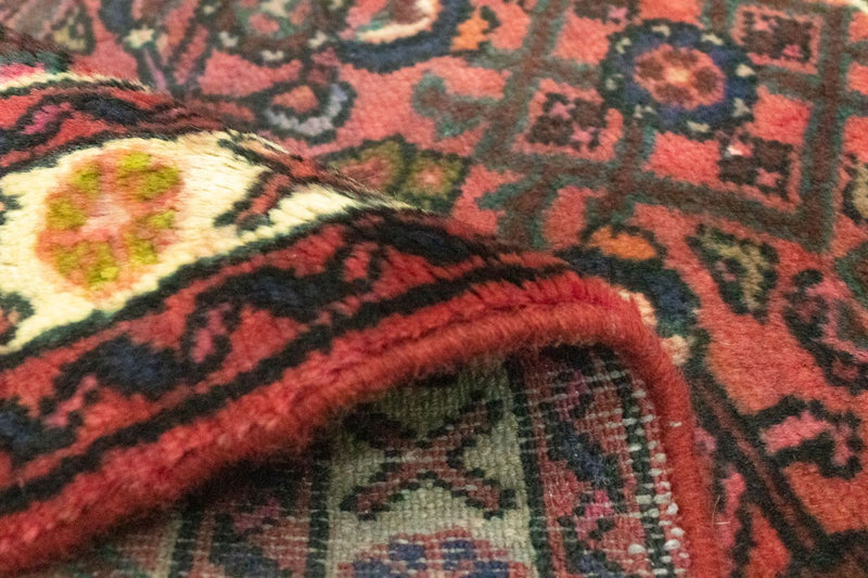 Alfombra persa - Nómada - 95 x 65 cm - rosa