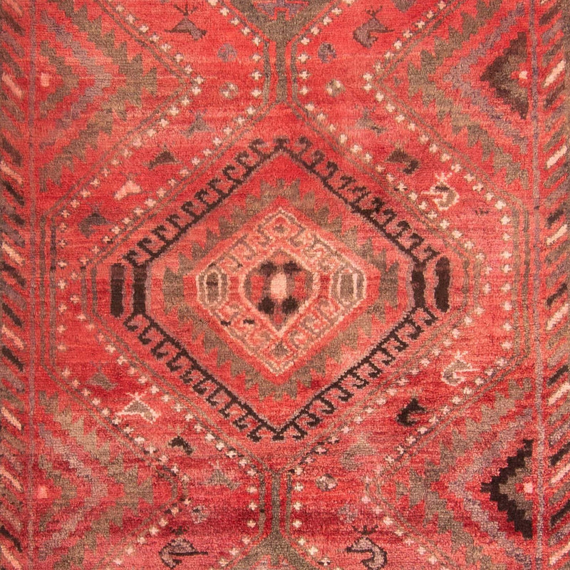 Alfombra persa - Nómada - 242 x 174 cm - rojo oscuro