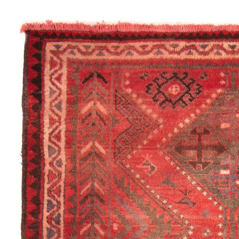 Alfombra persa - Nómada - 242 x 174 cm - rojo oscuro