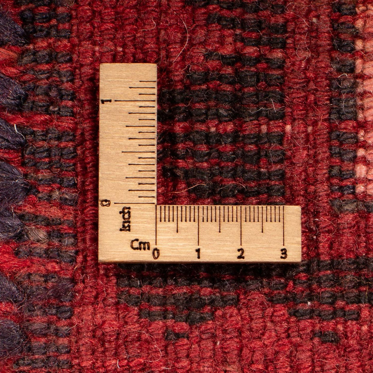 Alfombra persa - Nómada - 242 x 174 cm - rojo oscuro