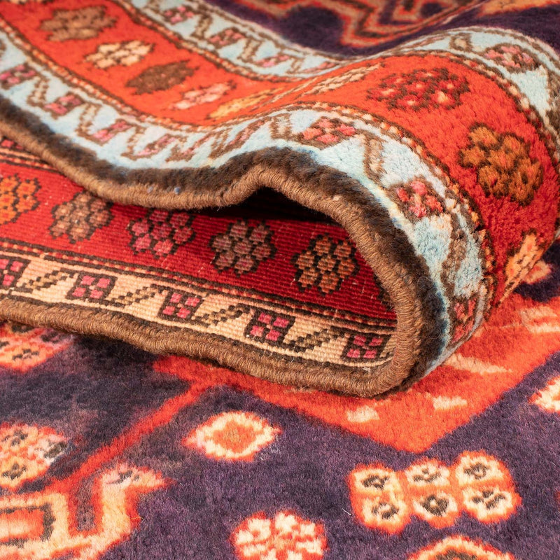 Alfombra de pasillo Alfombra persa - Nómada - 280 x 130 cm - azul oscuro