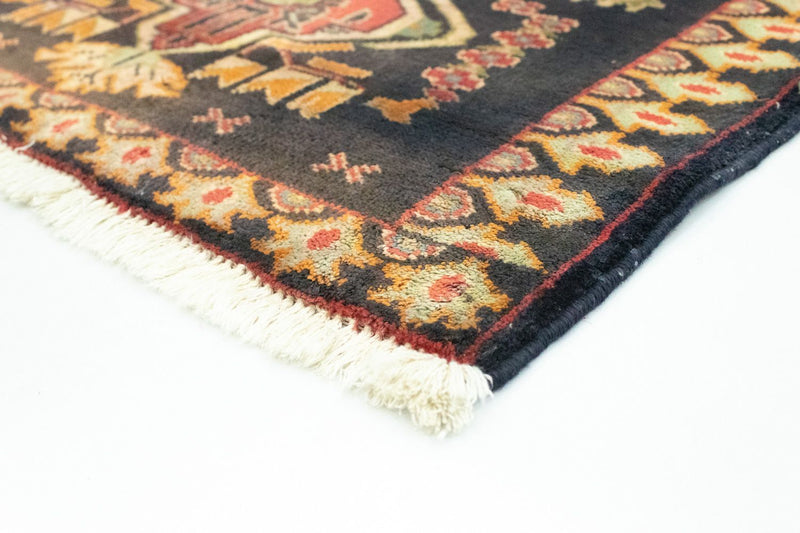 Alfombra Turkaman - 87 x 67 cm - azul oscuro