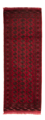 Alfombra de pasillo Alfombra afgana - Bukhara - 280 x 106 cm - rojo oscuro