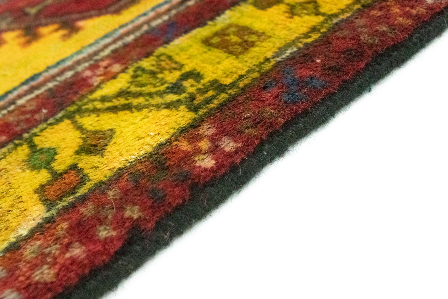 Alfombra de pasillo Alfombra persa - Nómada - 300 x 73 cm - amarillo
