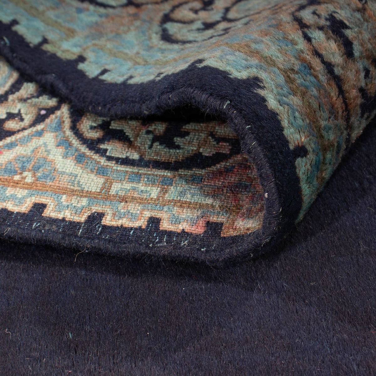 Alfombra persa - Clásica - 199 x 151 cm - azul oscuro