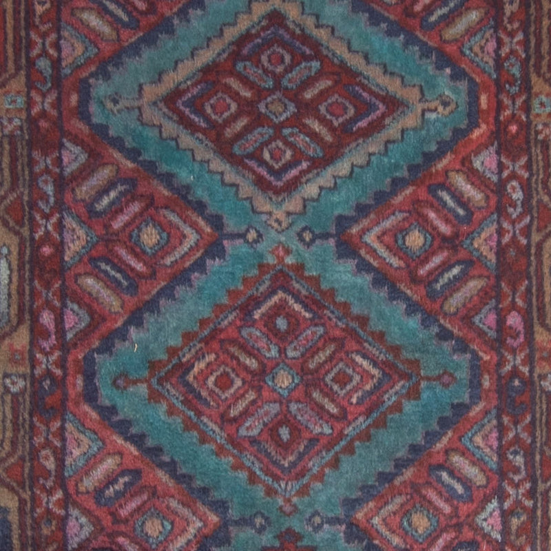 Alfombra de pasillo Alfombra persa - Nómada - 281 x 89 cm - azul