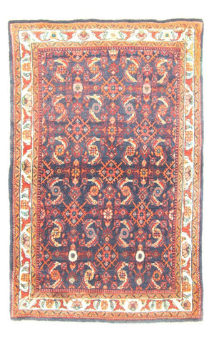 Alfombra persa - Nómada - 168 x 103 cm - azul