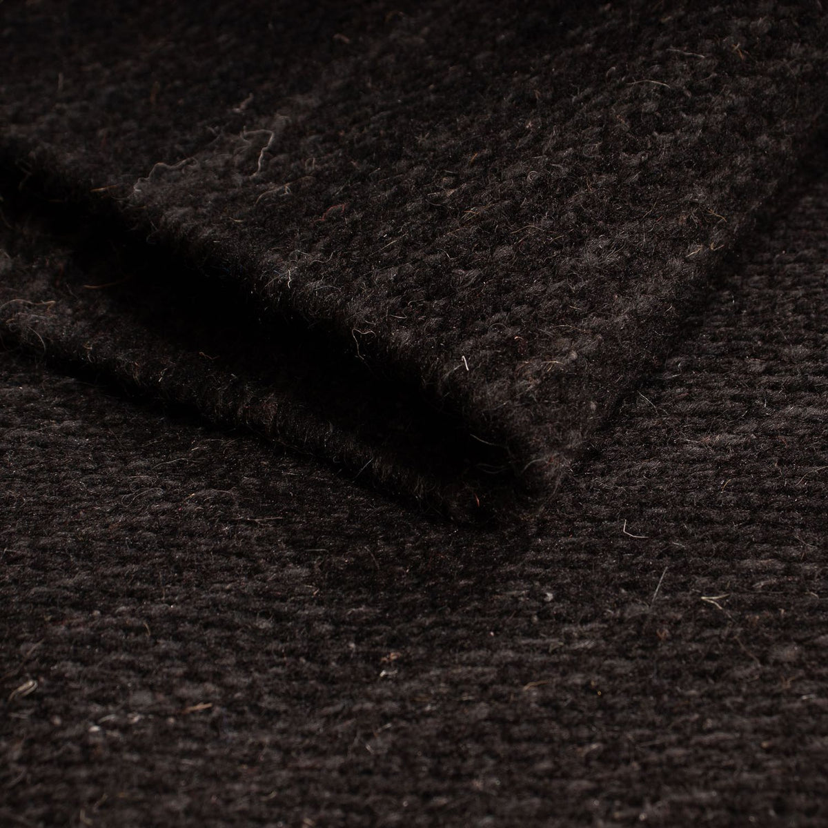 Alfombra Kelim - Tendencia - 195 x 132 cm - marrón oscuro