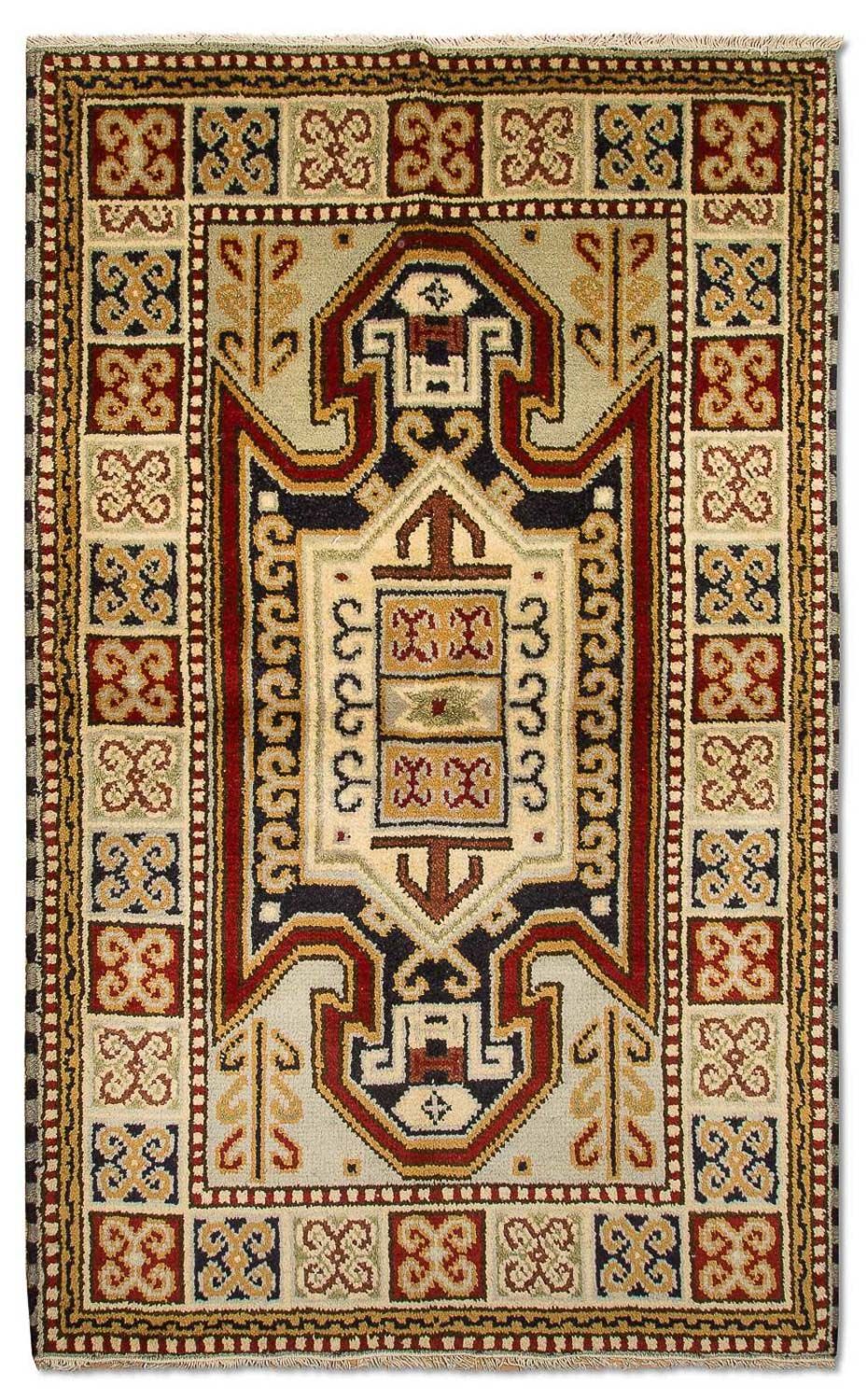 Alfombra oriental - 154 x 91 cm - beige