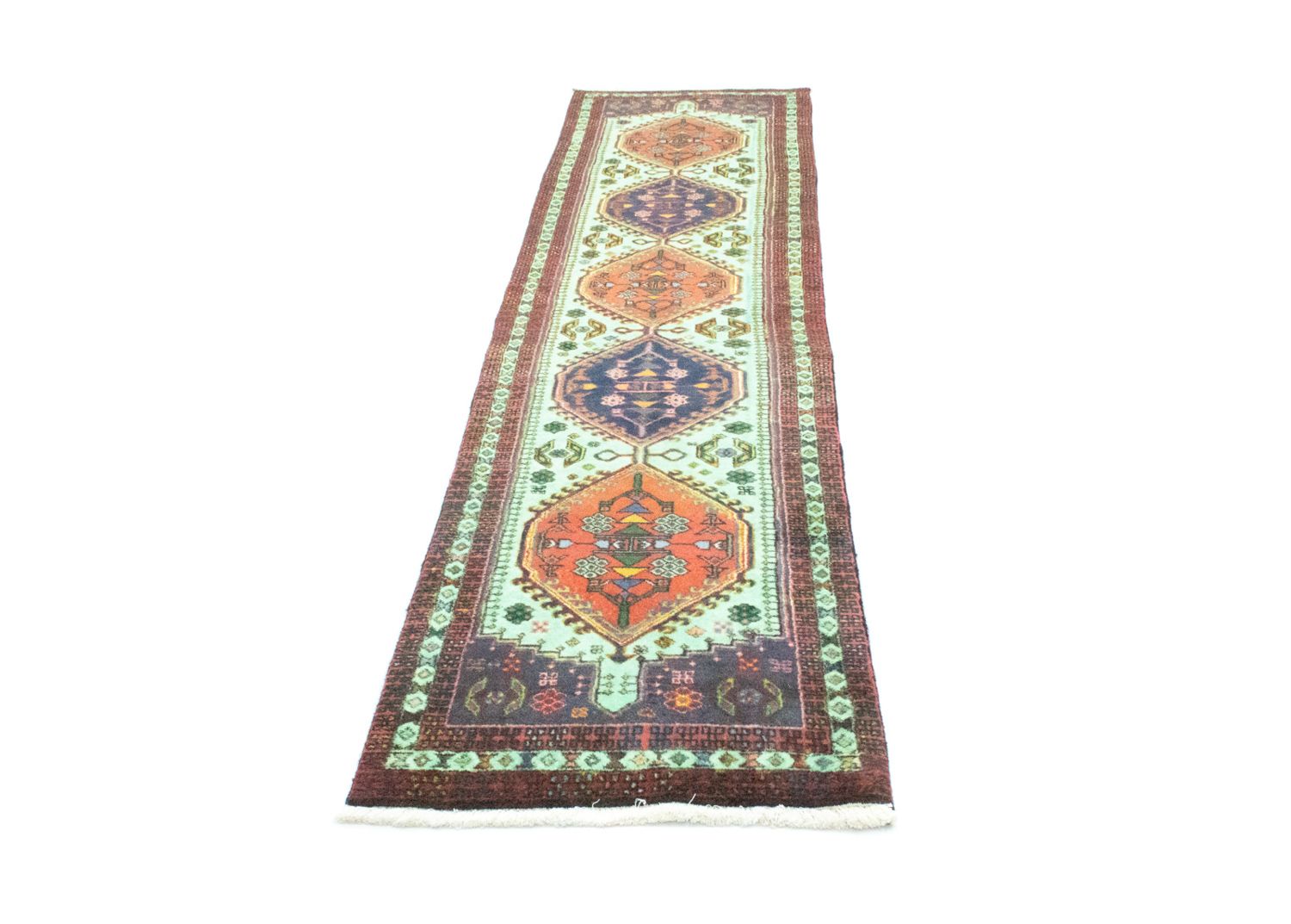 Alfombra de pasillo Alfombra persa - Nómada - 300 x 75 cm - beige
