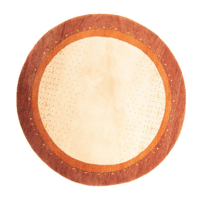 Alfombra Gabbeh - Indus redondo  - 200 x 200 cm - beige