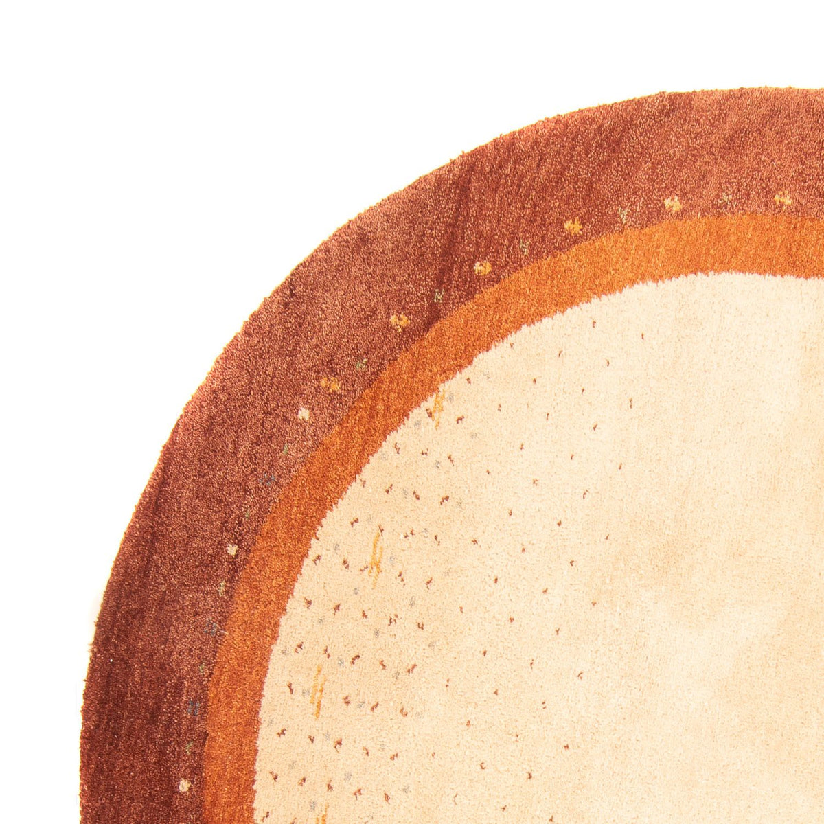 Alfombra Gabbeh - Indus redondo  - 200 x 200 cm - beige