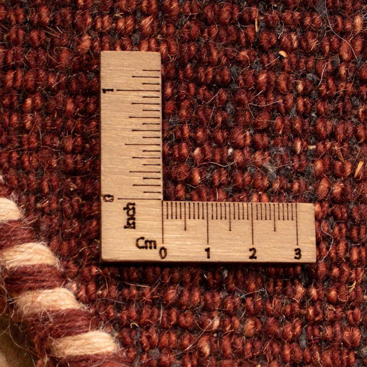 Alfombra Gabbeh - Indus redondo  - 200 x 200 cm - beige