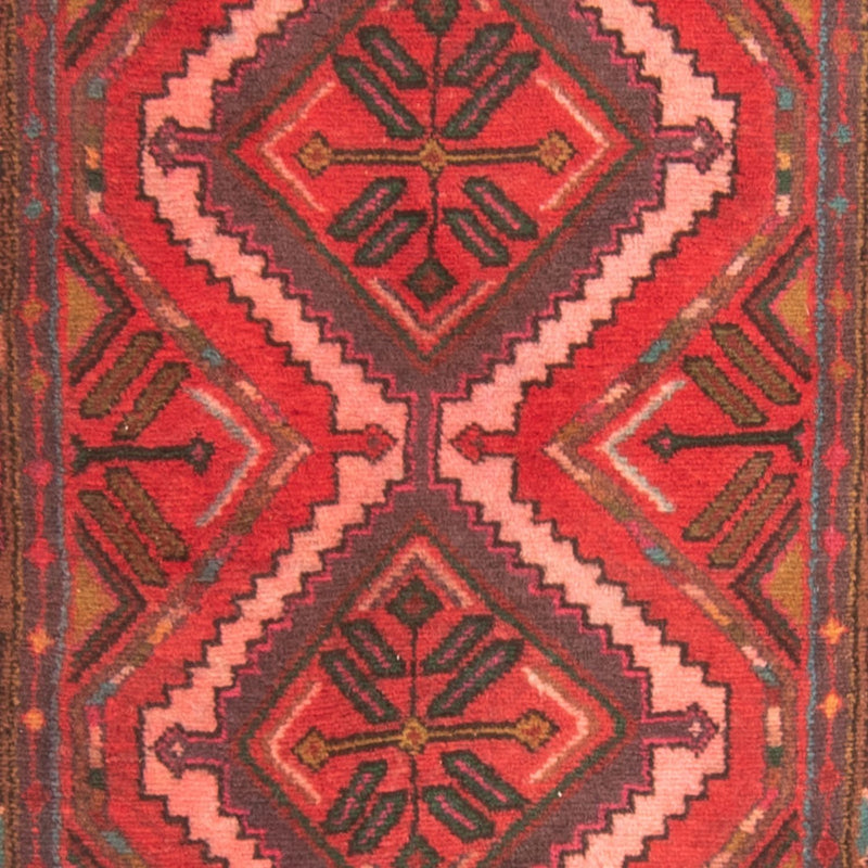 Alfombra de pasillo Alfombra persa - Nómada - 282 x 80 cm - rojo
