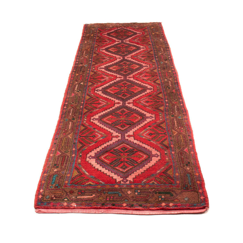 Alfombra de pasillo Alfombra persa - Nómada - 282 x 80 cm - rojo
