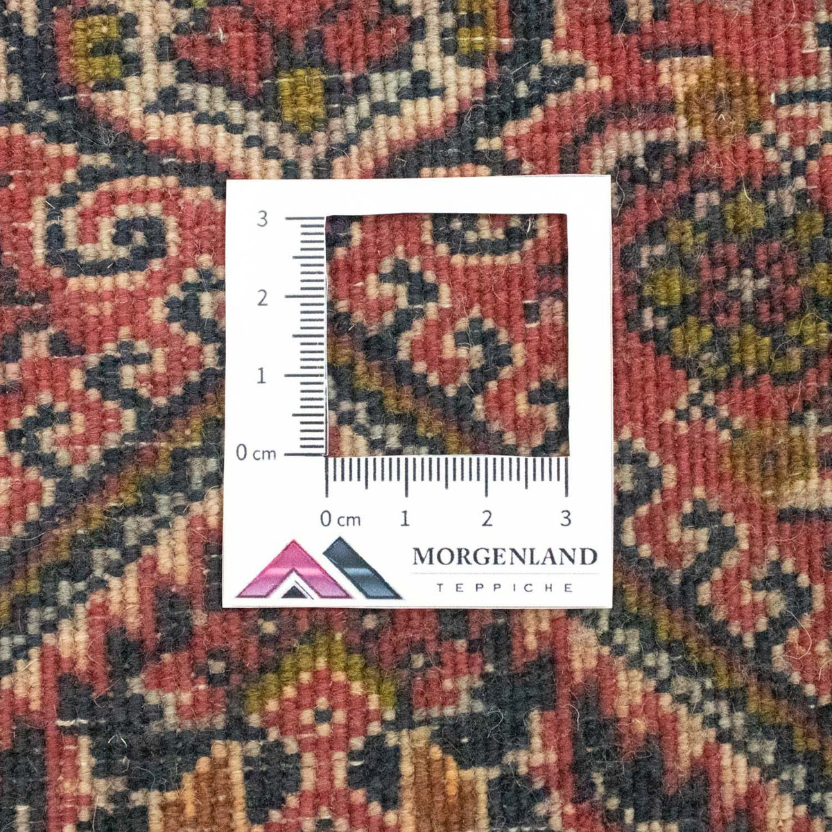 Alfombra de pasillo Alfombra persa - Bidjar - 393 x 82 cm - rojo