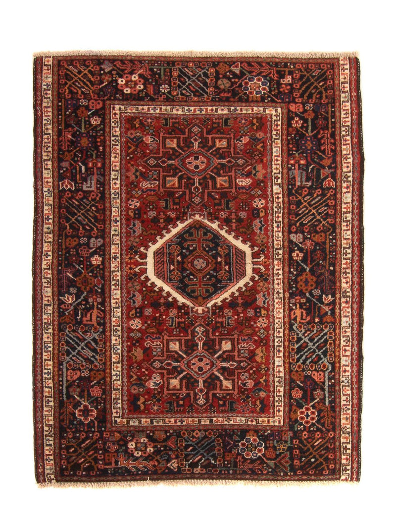 Alfombra persa - Nómada - 130 x 100 cm - multicolor