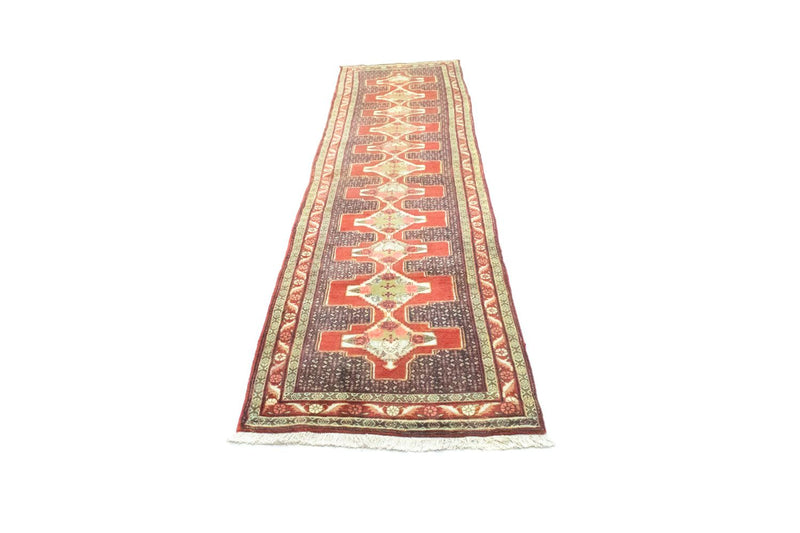 Alfombra de pasillo Alfombra persa - Nómada - 382 x 90 cm - rojo