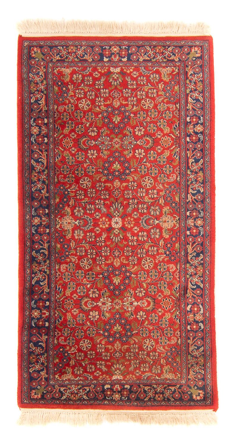 Alfombra oriental - Indus - 139 x 72 cm - rojo