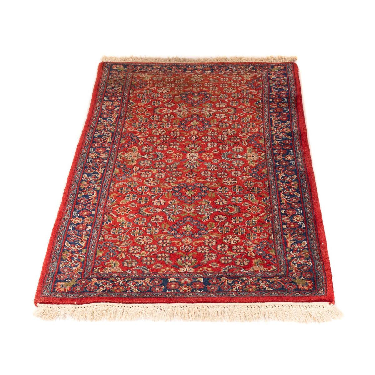 Alfombra oriental - Indus - 139 x 72 cm - rojo