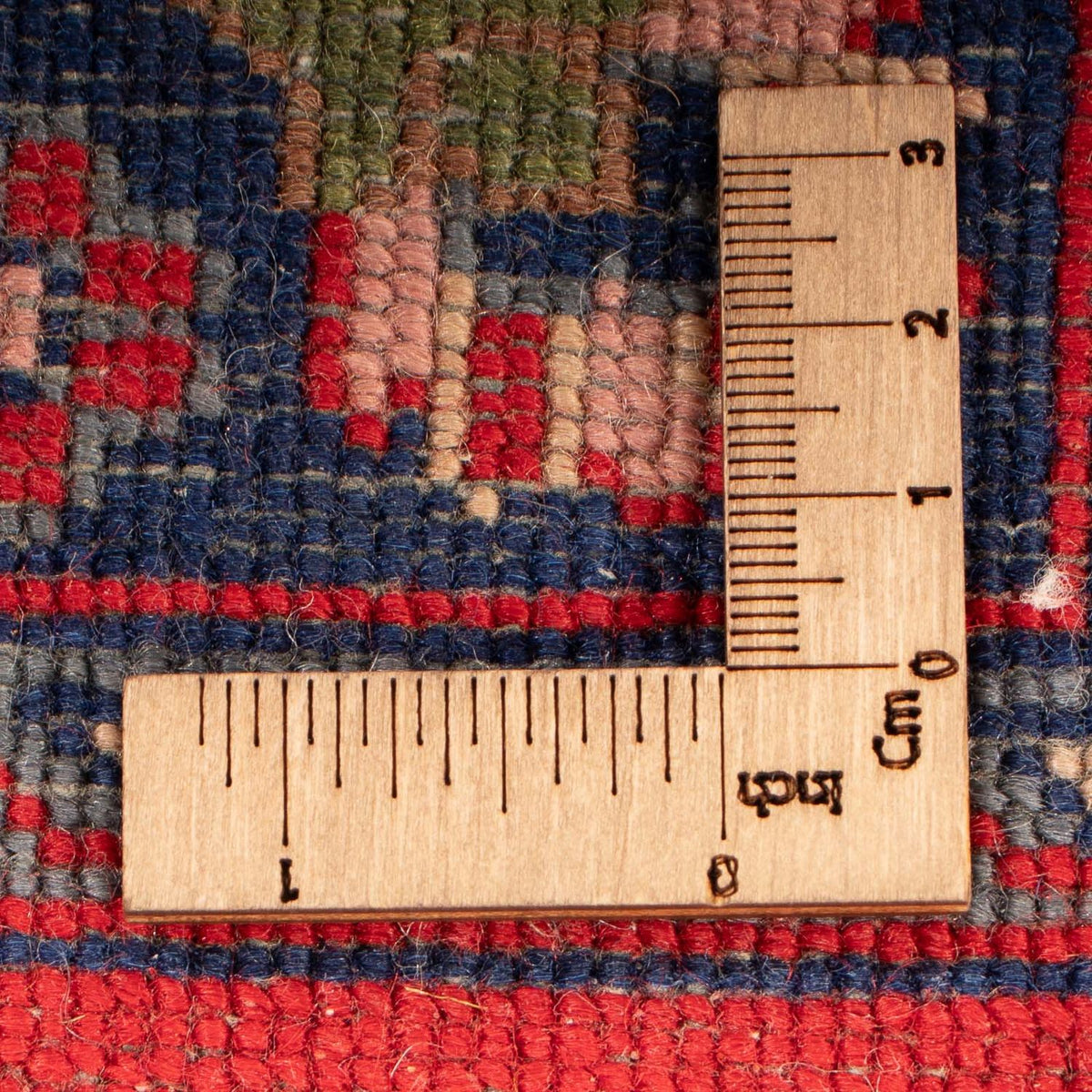 Alfombra oriental - Indus - 139 x 72 cm - rojo