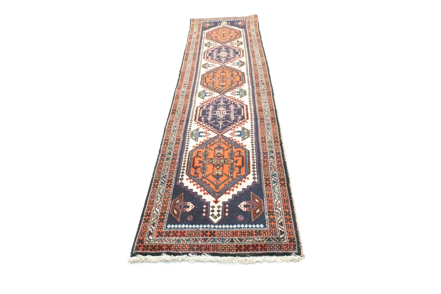 Alfombra de pasillo Alfombra persa - Nómada - 307 x 70 cm - multicolor
