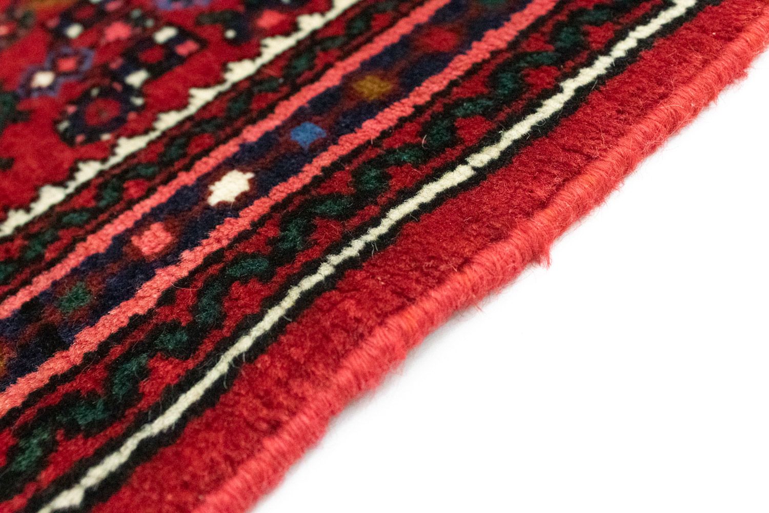 Alfombra de pasillo Alfombra persa - Nómada - 306 x 73 cm - rojo