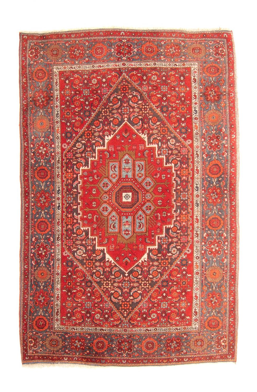Alfombra persa - Nómada - 200 x 127 cm - rojo