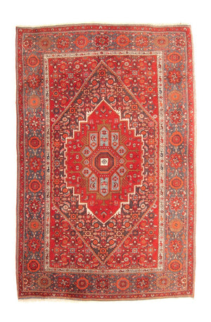 Alfombra persa - Nómada - 200 x 127 cm - rojo