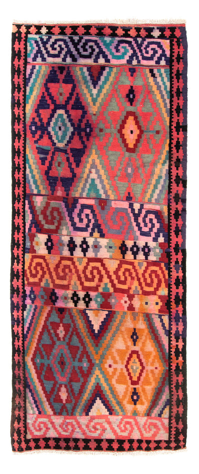 Kilim antiguo Alfombra 135x330cm