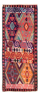 Kilim antiguo Alfombra 135x330cm