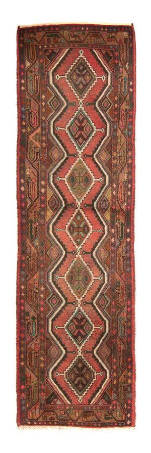 Alfombra de pasillo Alfombra persa - Nómada - 293 x 83 cm - rojo claro