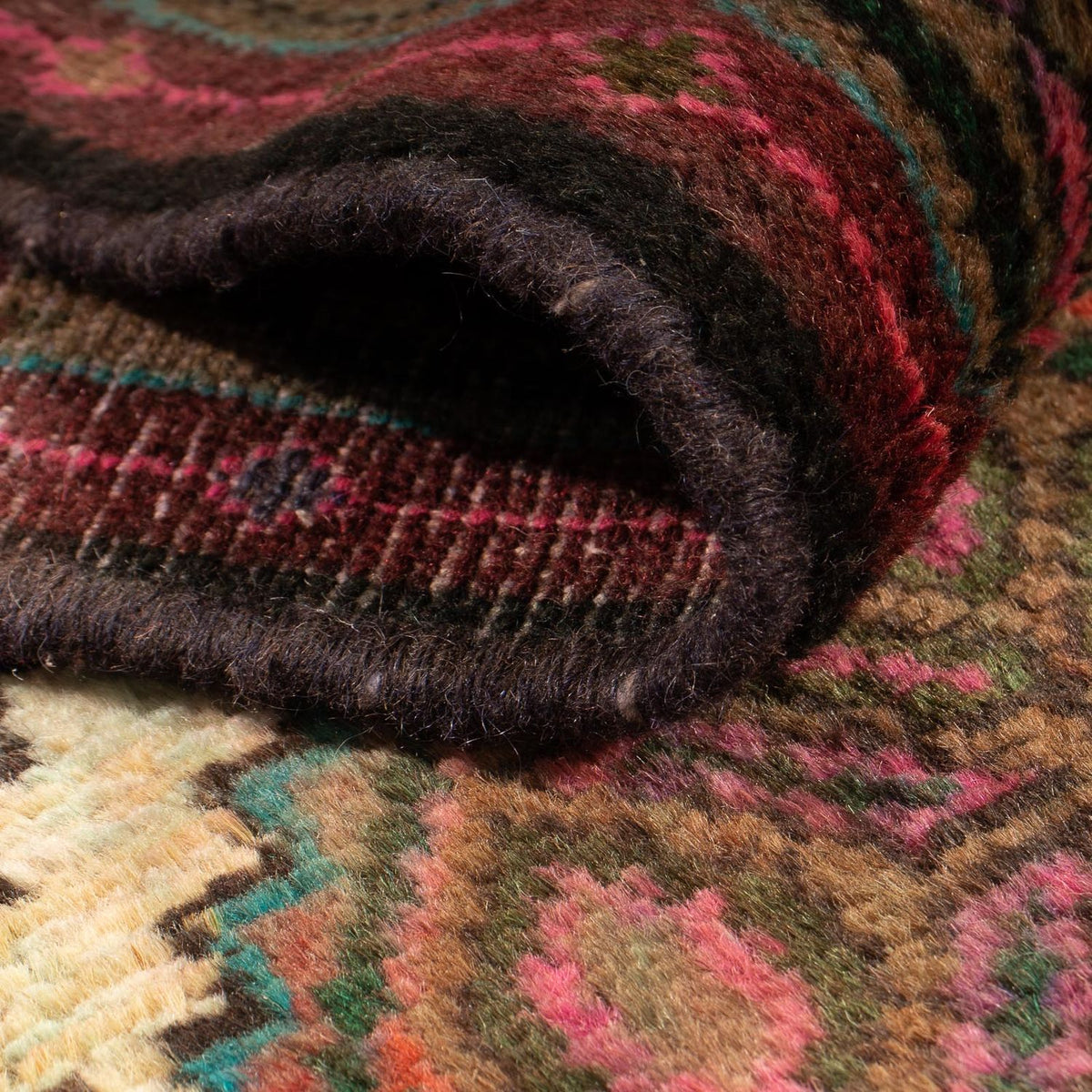 Alfombra de pasillo Alfombra persa - Nómada - 293 x 83 cm - rojo claro