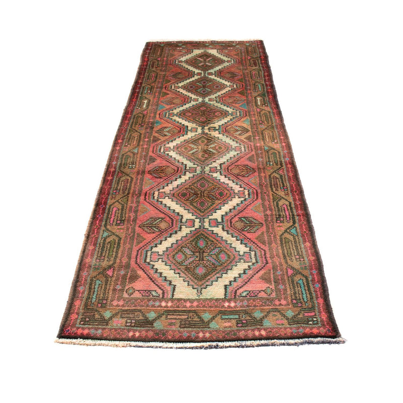 Alfombra de pasillo Alfombra persa - Nómada - 293 x 83 cm - rojo claro