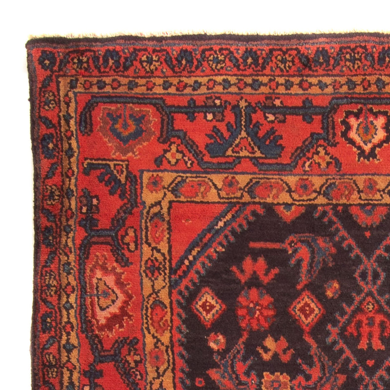 Alfombra persa - Nómada - 167 x 113 cm - azul oscuro