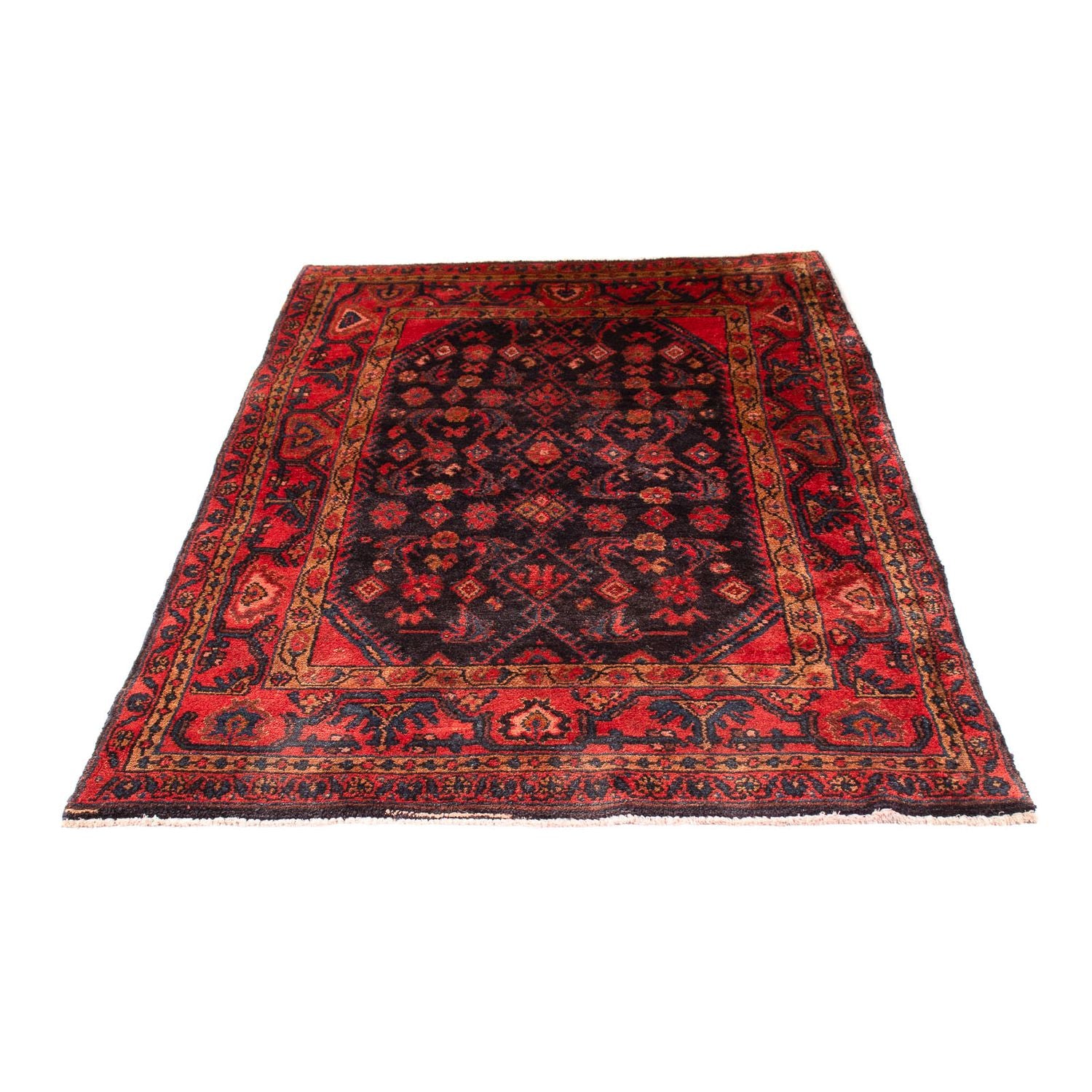 Alfombra persa - Nómada - 184 x 117 cm - azul oscuro