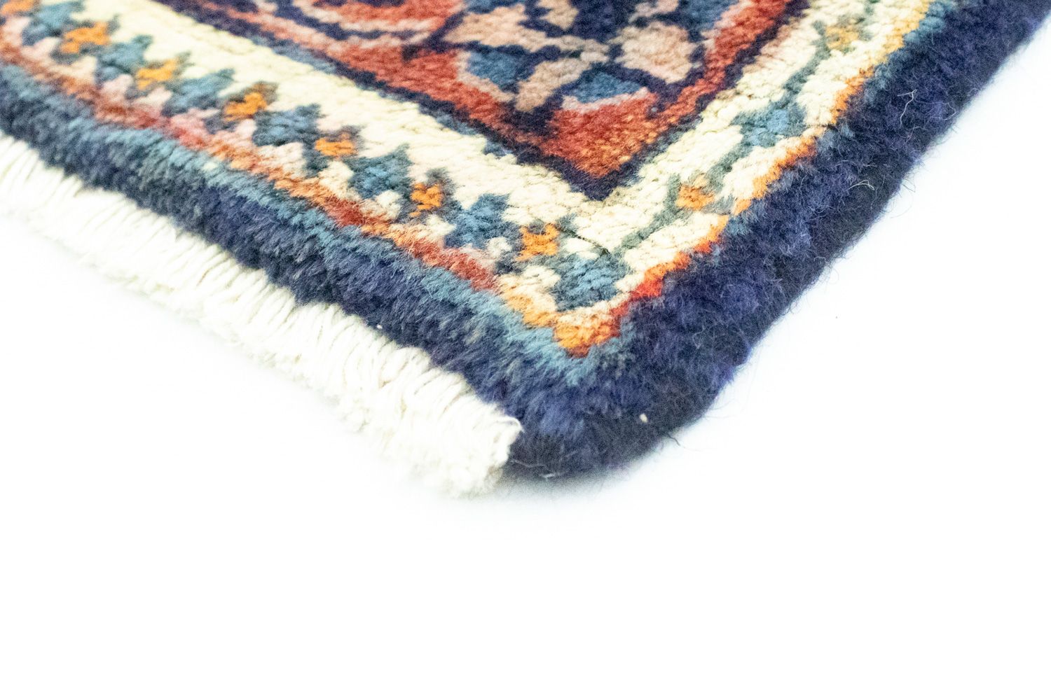 Alfombra de pasillo Alfombra persa - Clásica - 402 x 72 cm - azul oscuro