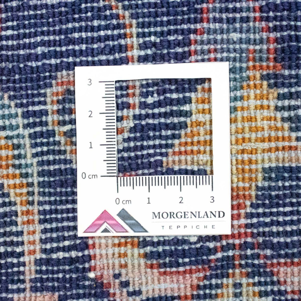 Alfombra de pasillo Alfombra persa - Clásica - 402 x 72 cm - azul oscuro