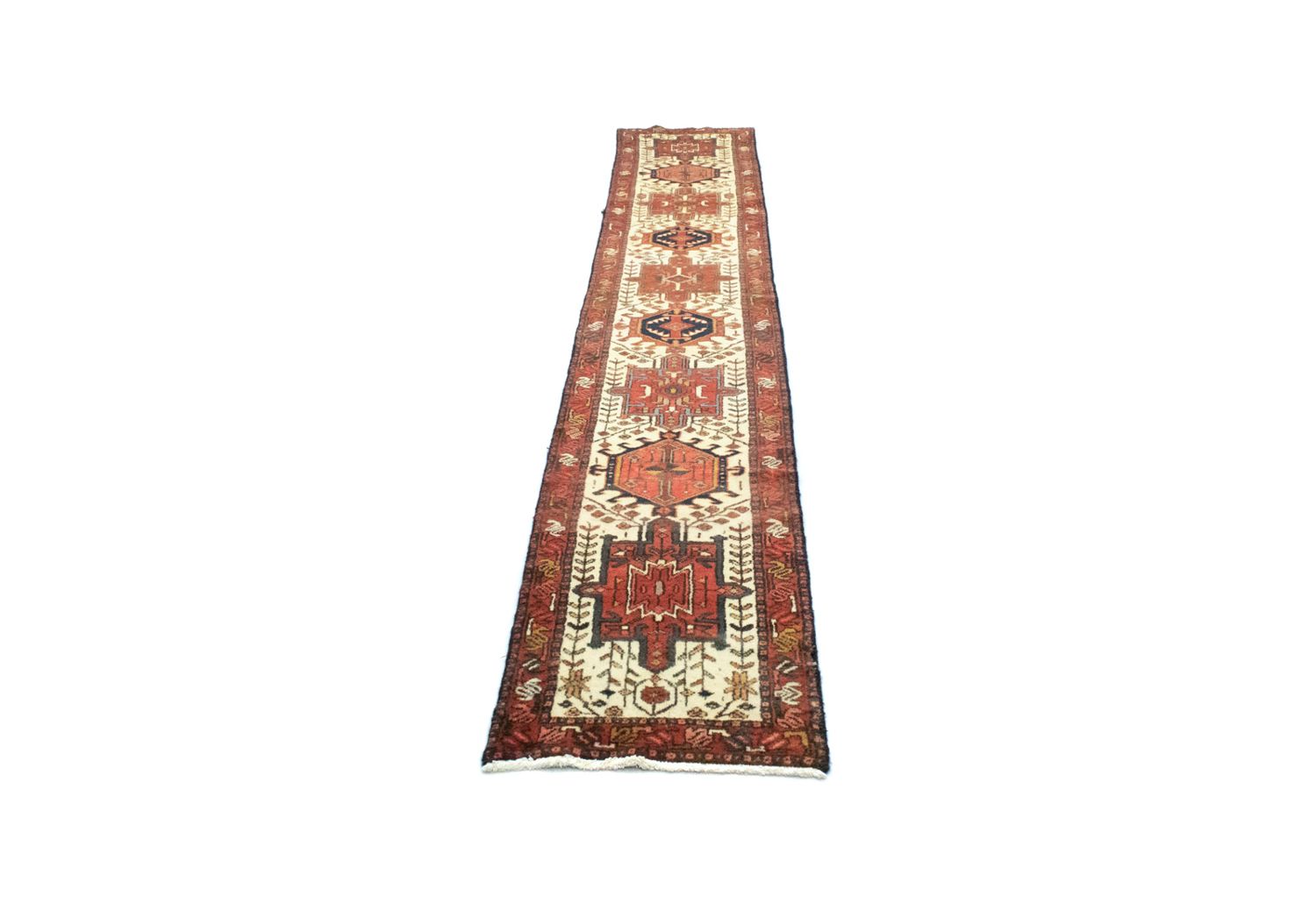 Alfombra de pasillo Alfombra persa - Nómada - 420 x 67 cm - beige
