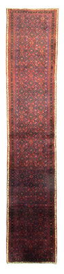 Alfombra de pasillo Alfombra persa - Nómada - 410 x 80 cm - rojo