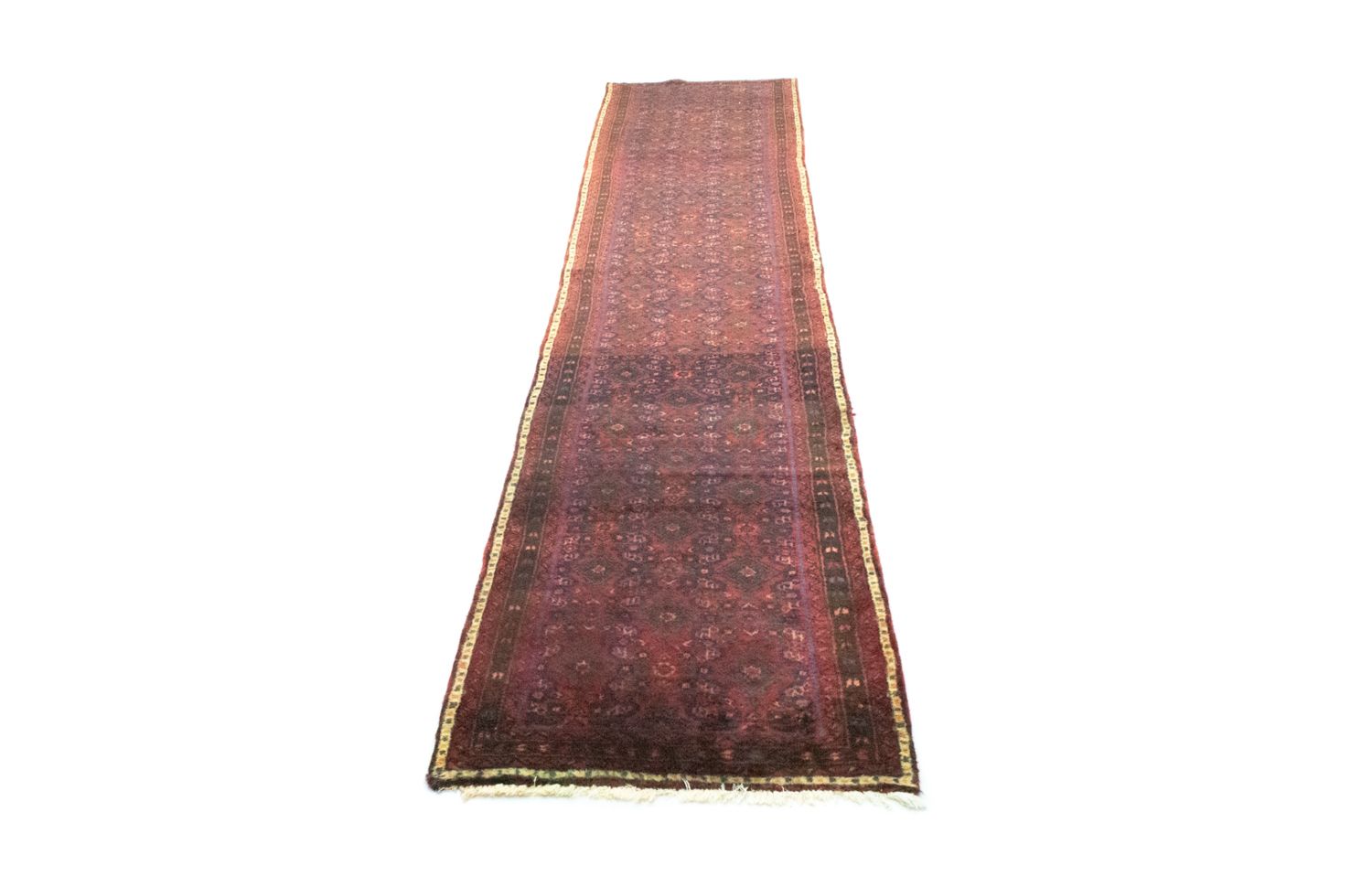 Alfombra de pasillo Alfombra persa - Nómada - 410 x 80 cm - rojo